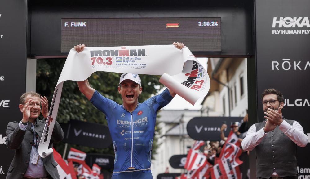 10. Jubiläum des Ironman 70.3 in Zell am See-Kaprun: Lokalmatador Lukas Hollaus holt 3. Platz sowie den Staatsmeister Titel