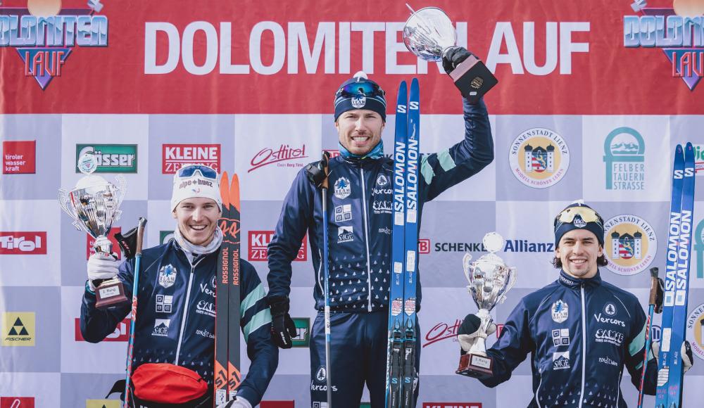 Dolomitenlauf Skating: Franzosen und zwei Österreicher:innen brillieren bei den Rennen