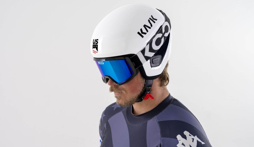 KASK rüstet Skirennläufer River Radamus mit einem weltweit einzigartigen Helm aus