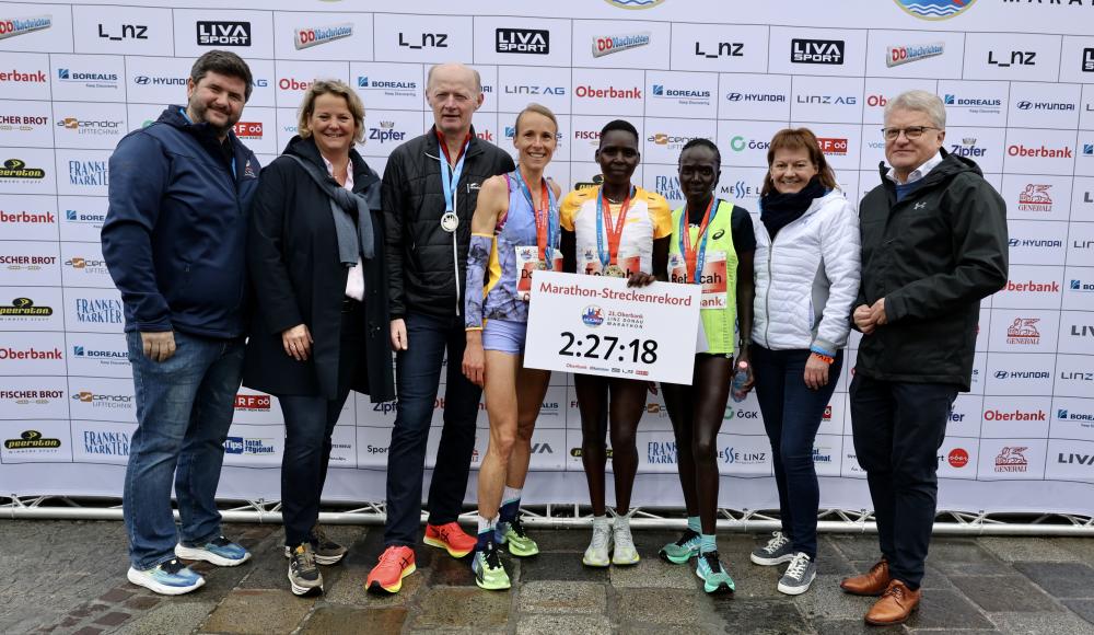 21. Linz Marathon glänzt mit neuem Damen-Streckenrekord