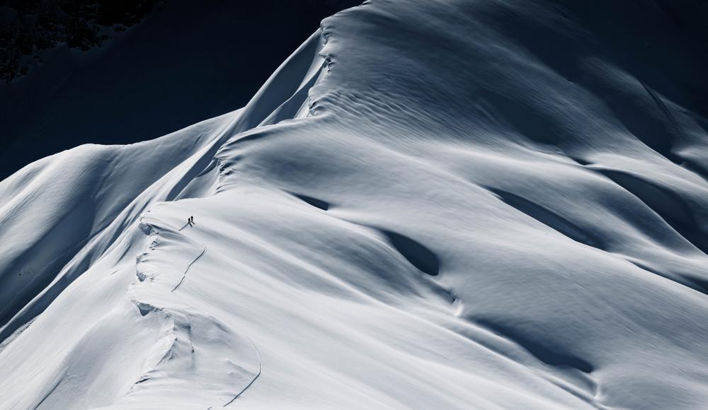 Spuren, die vergehen: Local Freerider Simon Wohlgenannt über sein Abenteuer Fanggekarspitze