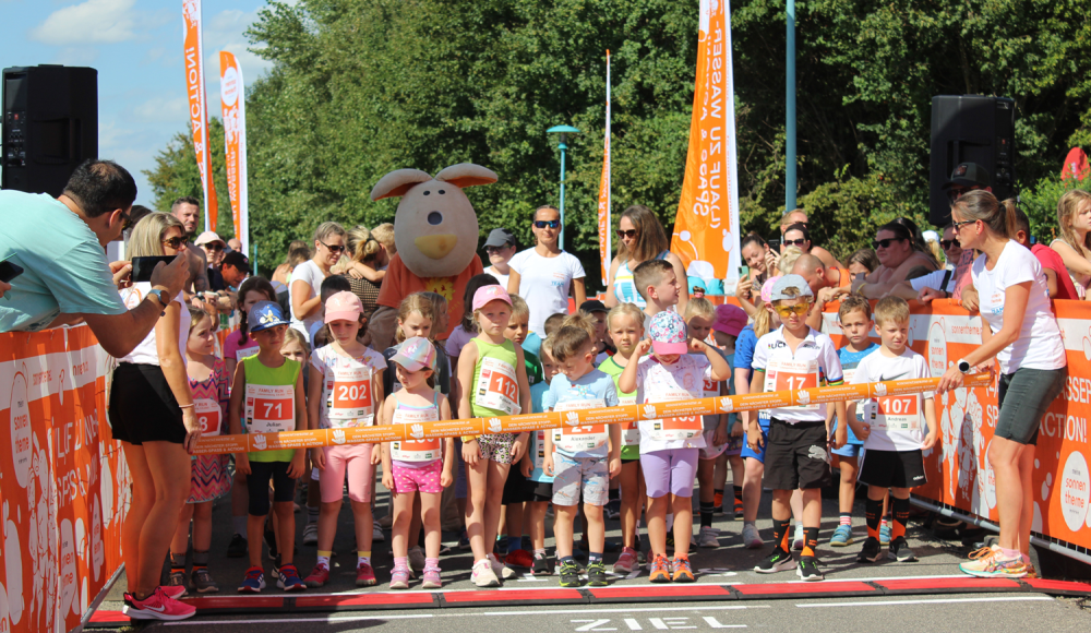 Kleine & große Spitzenathleten beim Sonnentherme Family Run 2023 in Lutzmannsburg am Start!