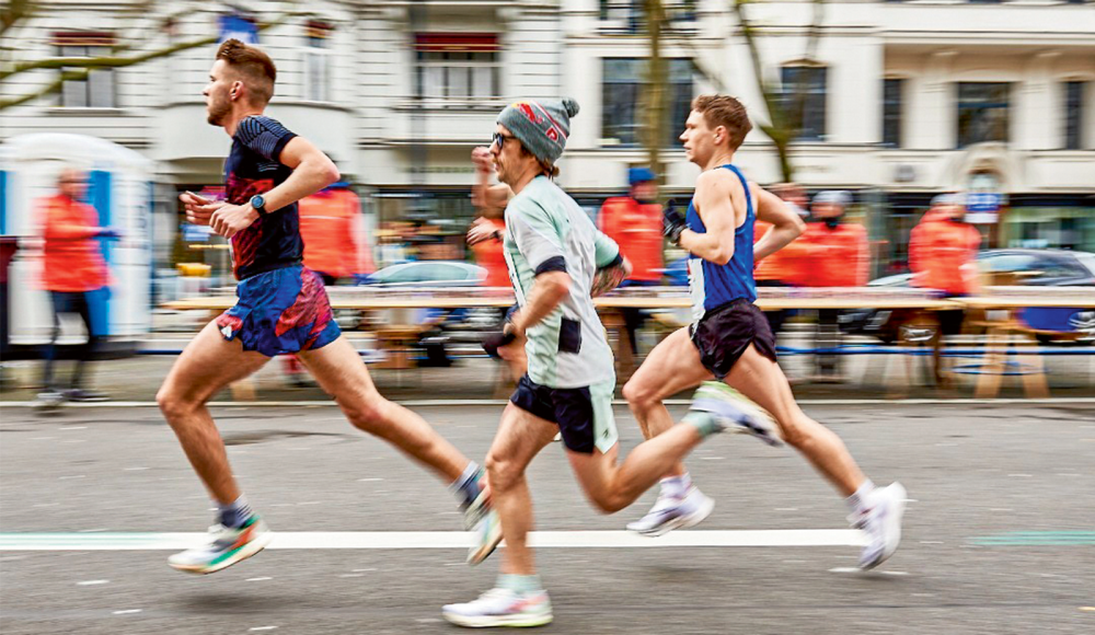 Schnelle Beine – 10 Kilometer in 30 Minuten gehören ebenfalls zu seinem Repertoire.