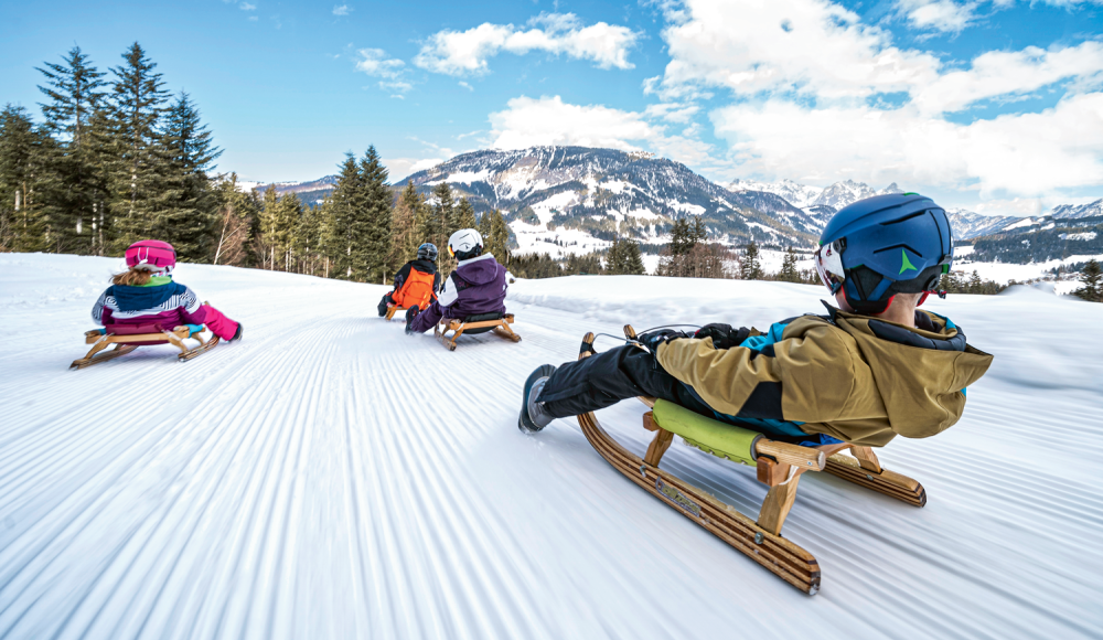 Auch so geht ­Winterfreude: Wie man auch ohne ­Alpinski unter den Füßen aktiv den Winter genießt