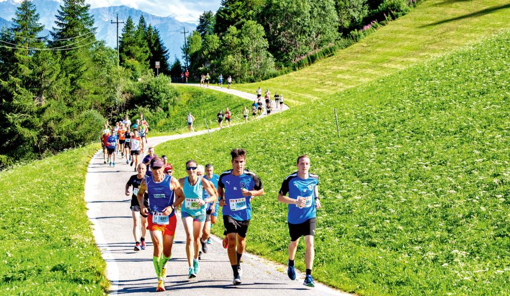 Feines Läufer-Triple: Reschenseelauf, Terra Raetica Trails & Resia Rosolina Relay am Reschensee