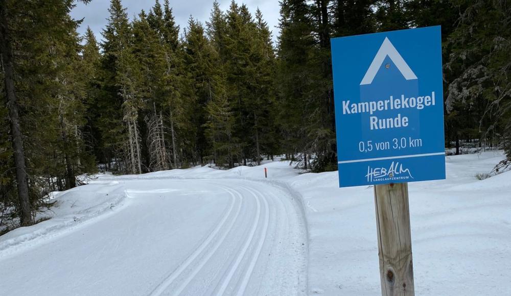 Das Langlaufzentrum Hebalm wurde mit dem Loipengütesiegel ausgezeichnet