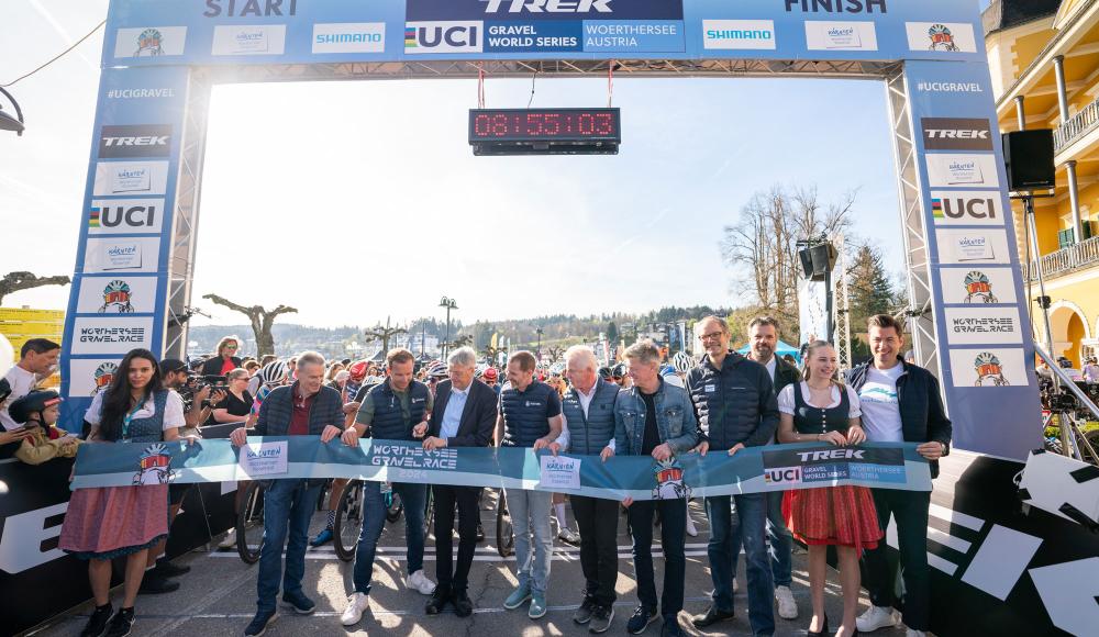 Weltklasse Premiere des UCI Wörthersee Gravel Race