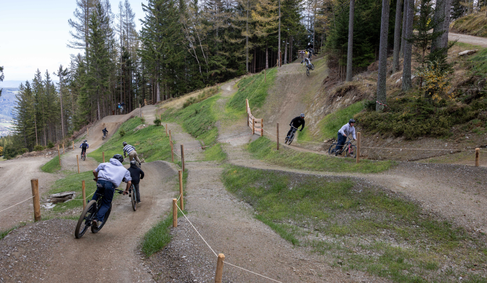 Teileröffnung der Teichtrails bei den Wexl Trails eröffnet Mountainbikern neue Möglichkeiten