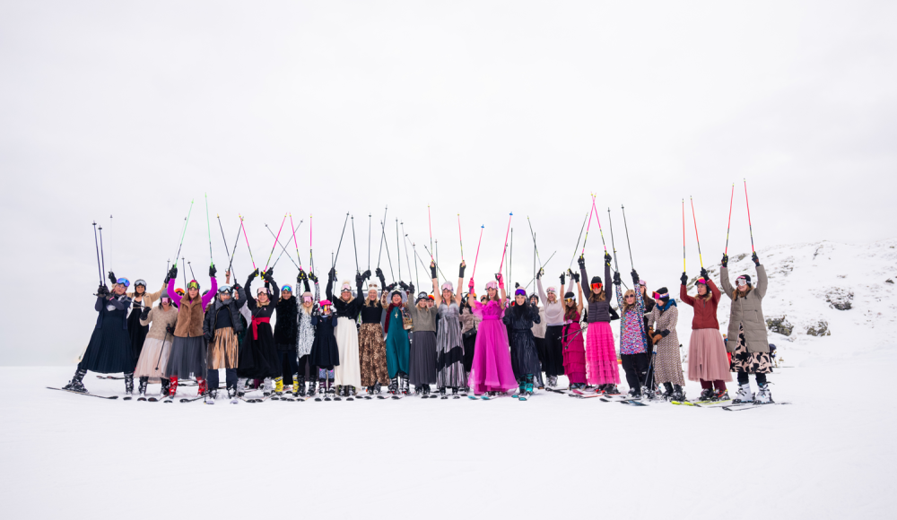 Einschwingen für Pink Ribbon – Powerfrauen setzen ein Zeichen gegen Krebs in Obertauern