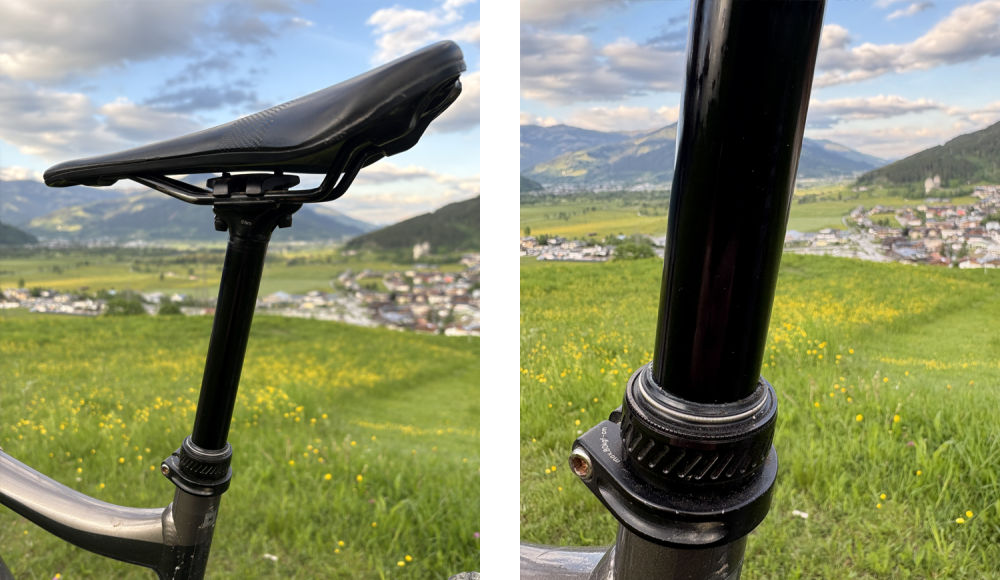 SPORTaktiv Ambassador Nina testet die Drop-A-Gogo II-Vario Sattelstütze von CONTEC