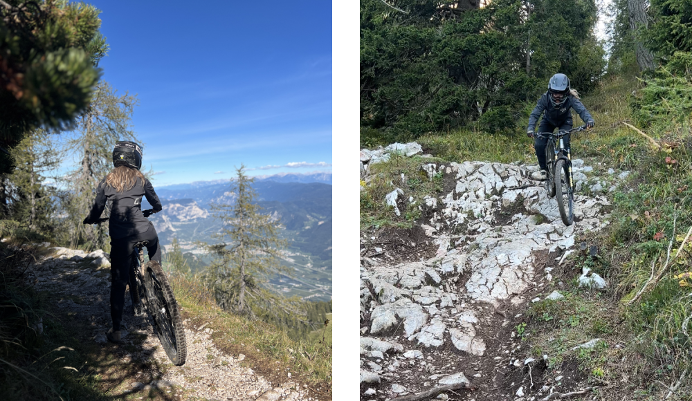 SPORTaktiv Ambassador Nina testet die Drop-A-Gogo II-Vario Sattelstütze von CONTEC