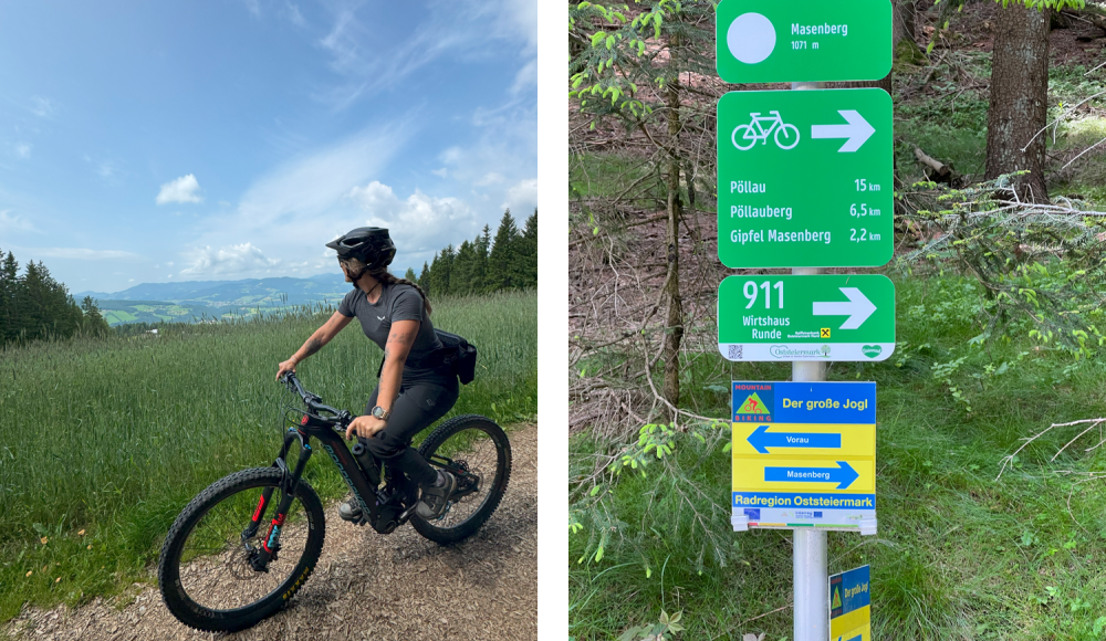SPORTaktiv Ambassador Nina unterwegs: Bike-Urlaub in der Oststeiermark