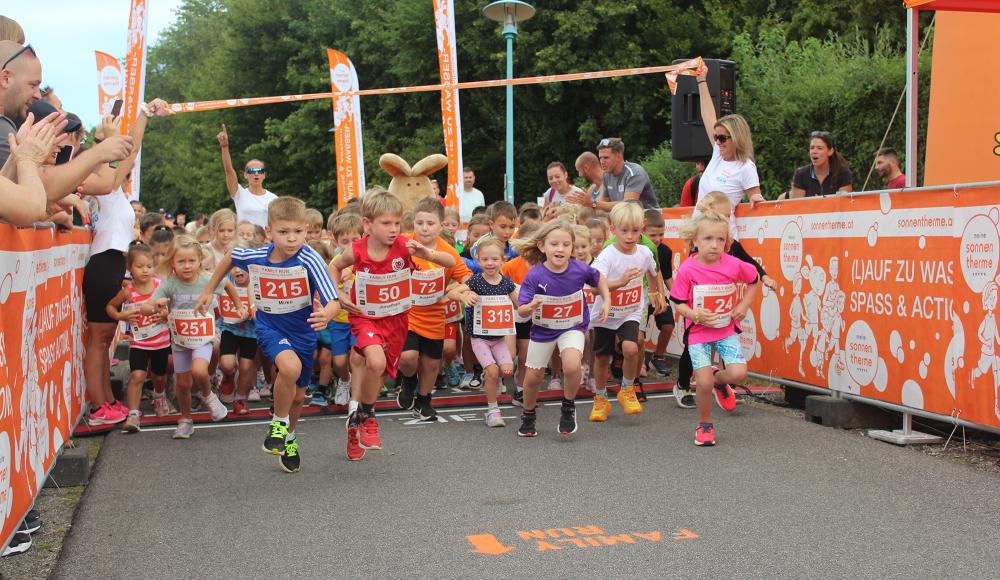 Kleine & große Spitzenathleten beim Sonnentherme Family Run 2025 in Lutzmannsburg am Start!