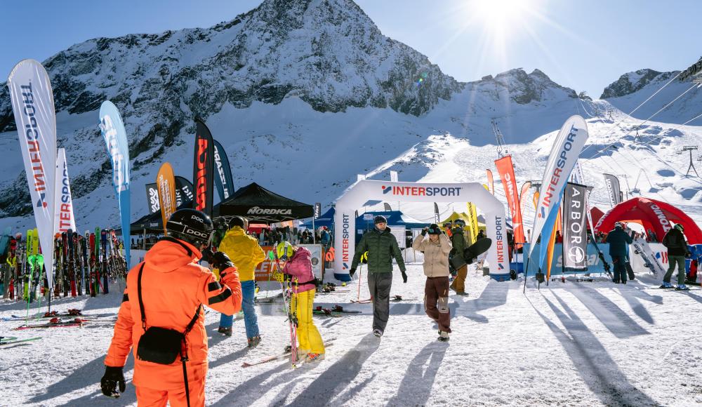 Wintersport zum Anfassen: INTERSPORT TESTIVAL am Stubaier Gletscher 2025