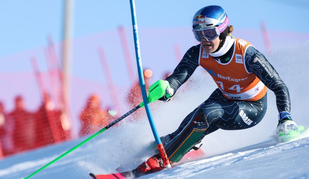 Lucas Pinheiro Braathen inspiriert auf der Piste und mit Worten