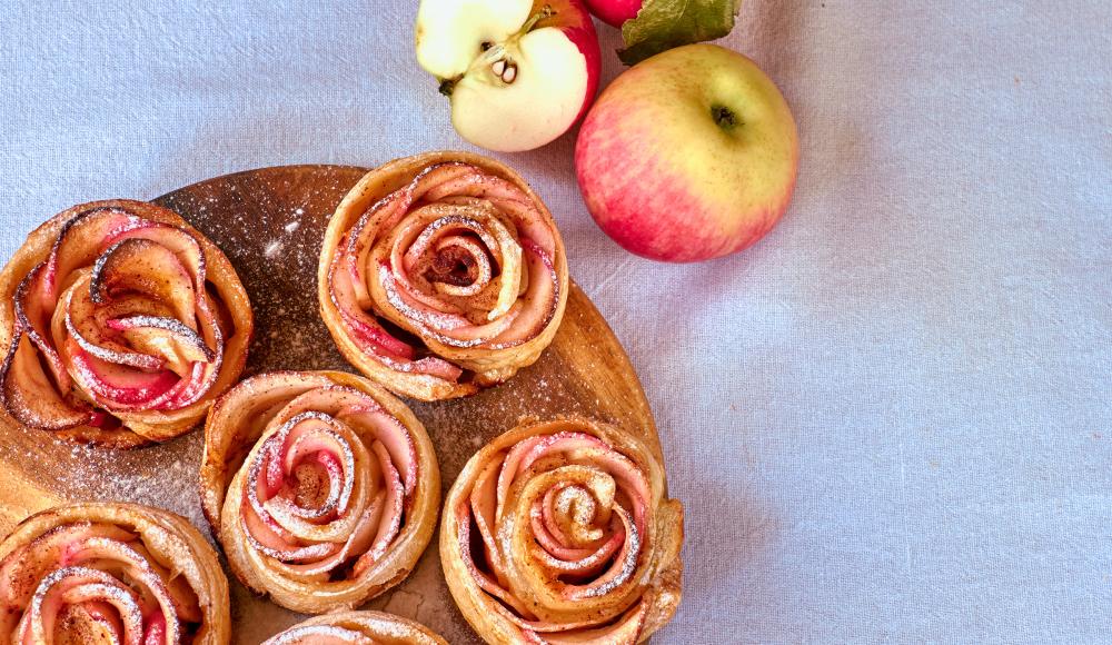 Andere Blumen zum Valentinstag: Apfelrosen für die Liebsten