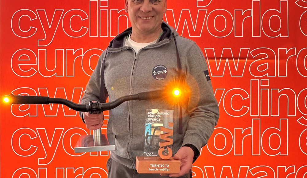busch+müller gewinnt Cyclingworld Award 2026 für das Blinkersystem TURNTEC T2 