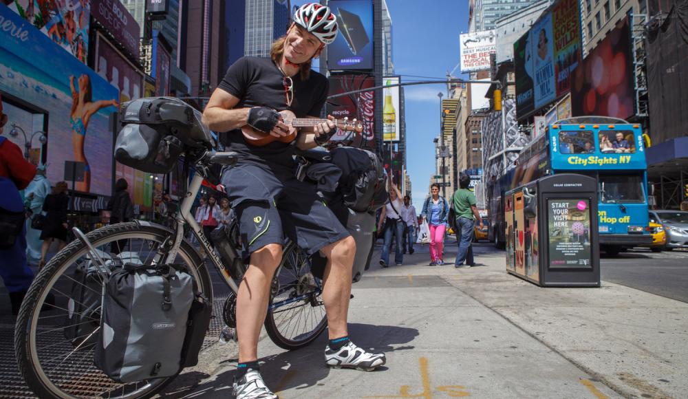 Das Radreisen öffnet Türen