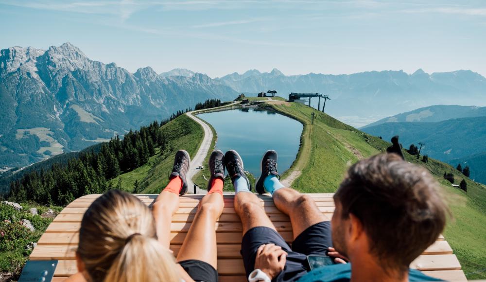 Leseraktion: Raus aus dem Alltag, rein in die Bergwelt von Saalfelden Leogang