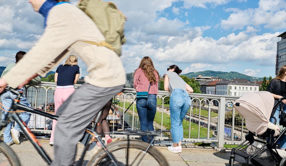 In Linz greifen alle Räder ineinander