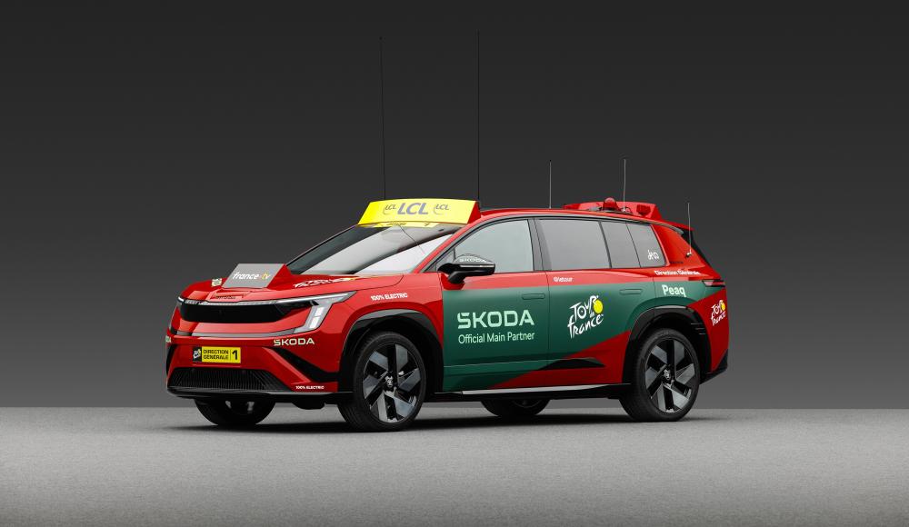 Škoda Auto feiert sein 23-jähriges Jubiläum als Hauptpartner der Tour de France;