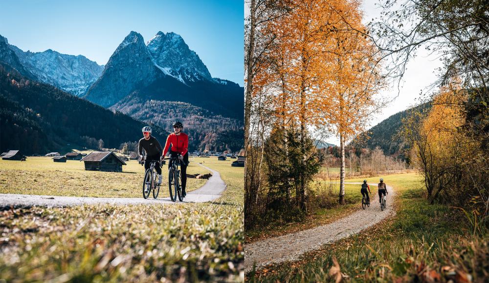 Warum der Herbst die beste Zeit zum Graveln in der Zugspitz Region ist