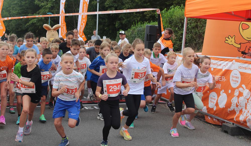 Sonnentherme Family Run: 267 Läufer sorgten für Spitzenzeiten