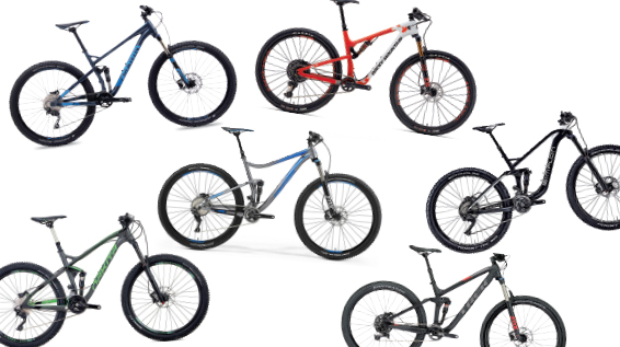 6 Touren- und All Mountain-Bikes im Vergleich 